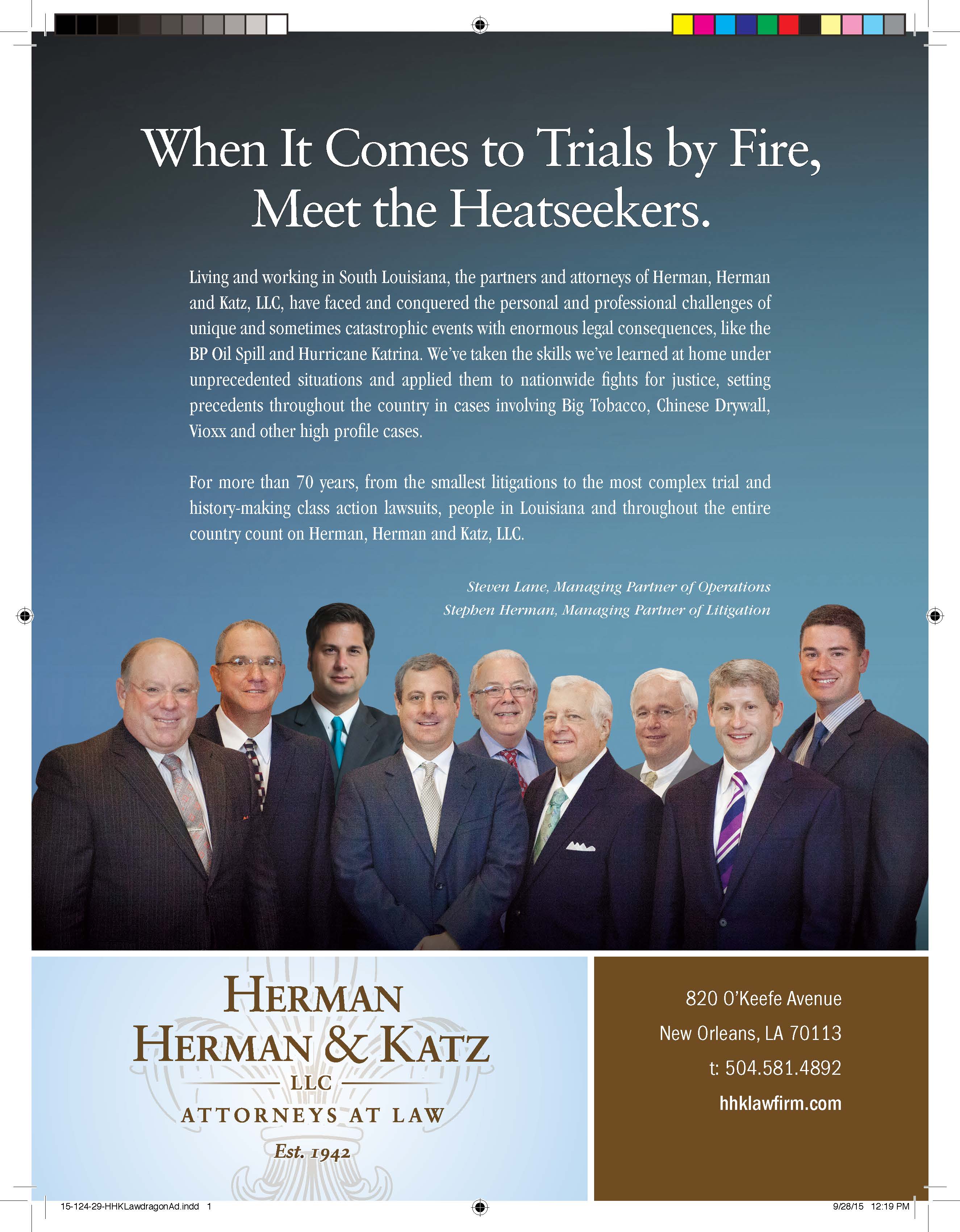 Herman Herman & Katz, LLC New Orleans,  Office