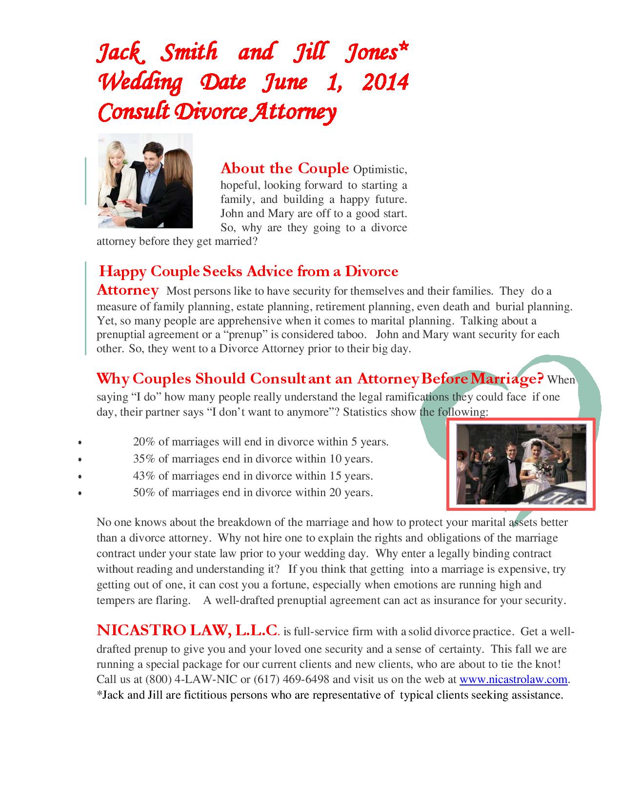 Nicastro Law, LLC Roslindale, MA Office