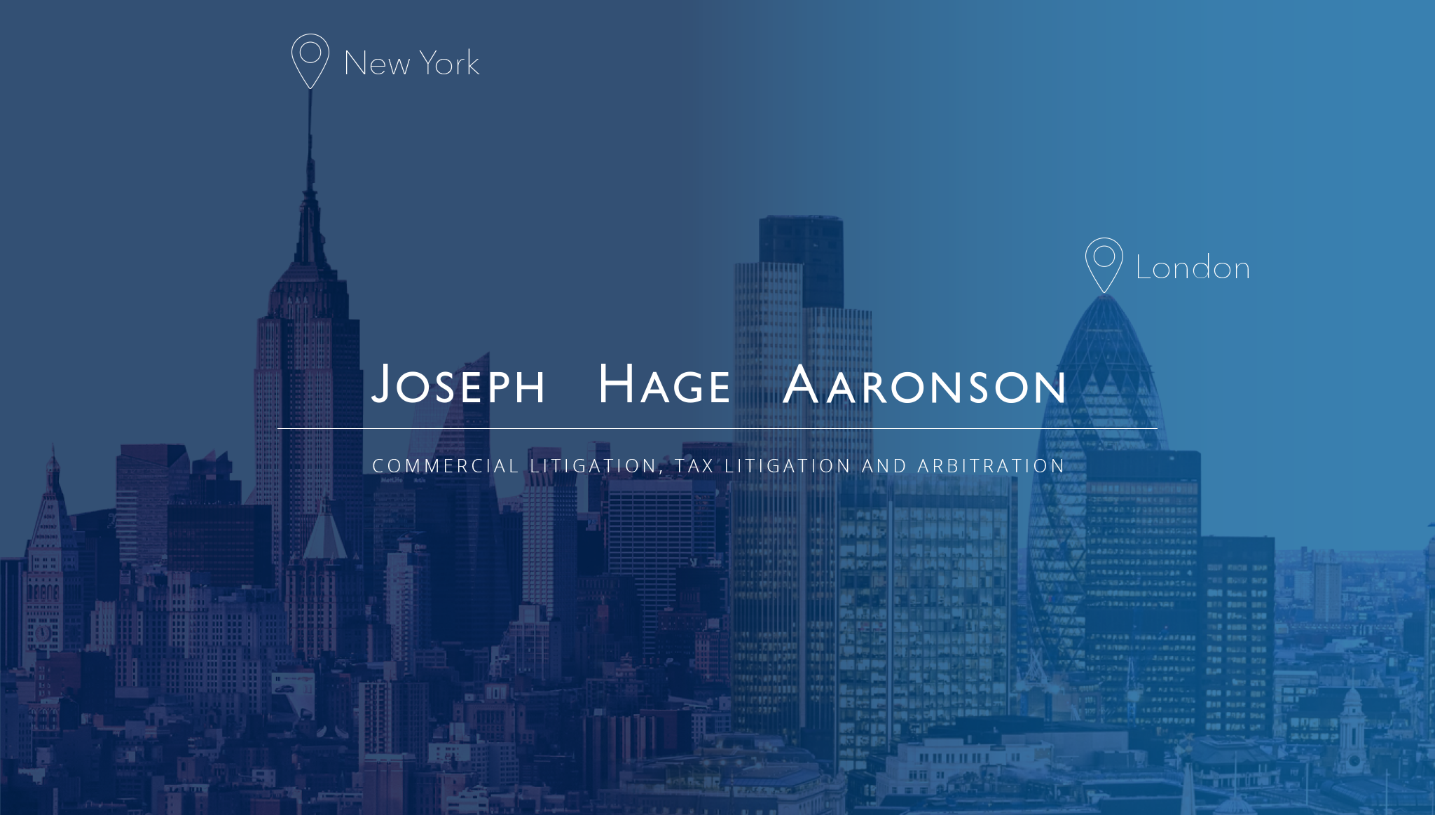 Joseph Hage Aaronson LLC London, United Kingdom Office
