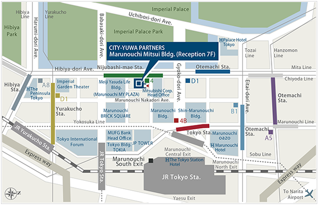 City-Yuwa Partners Tokyo, Japan Office