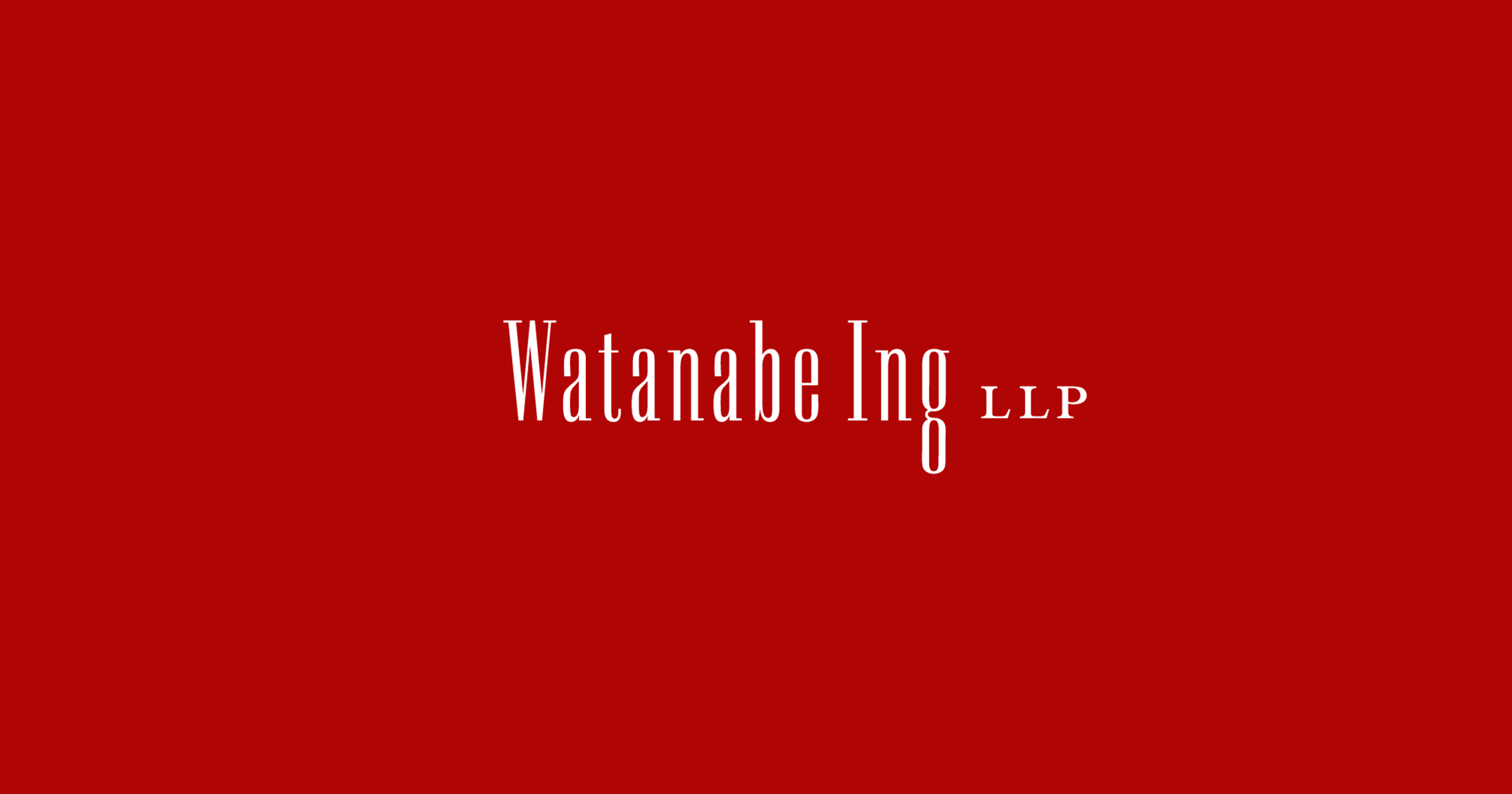 Watanabe Ing LLP Honolulu, HI Office
