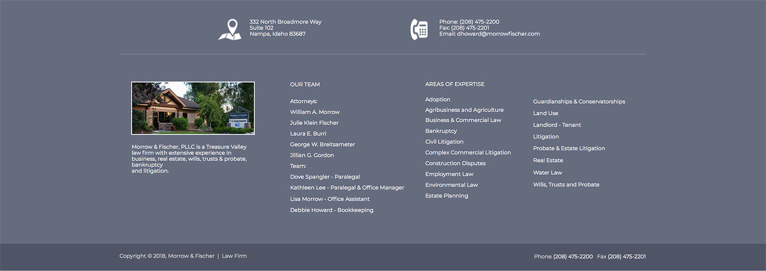 Morrow & Fischer, PLLC Nampa,  Office