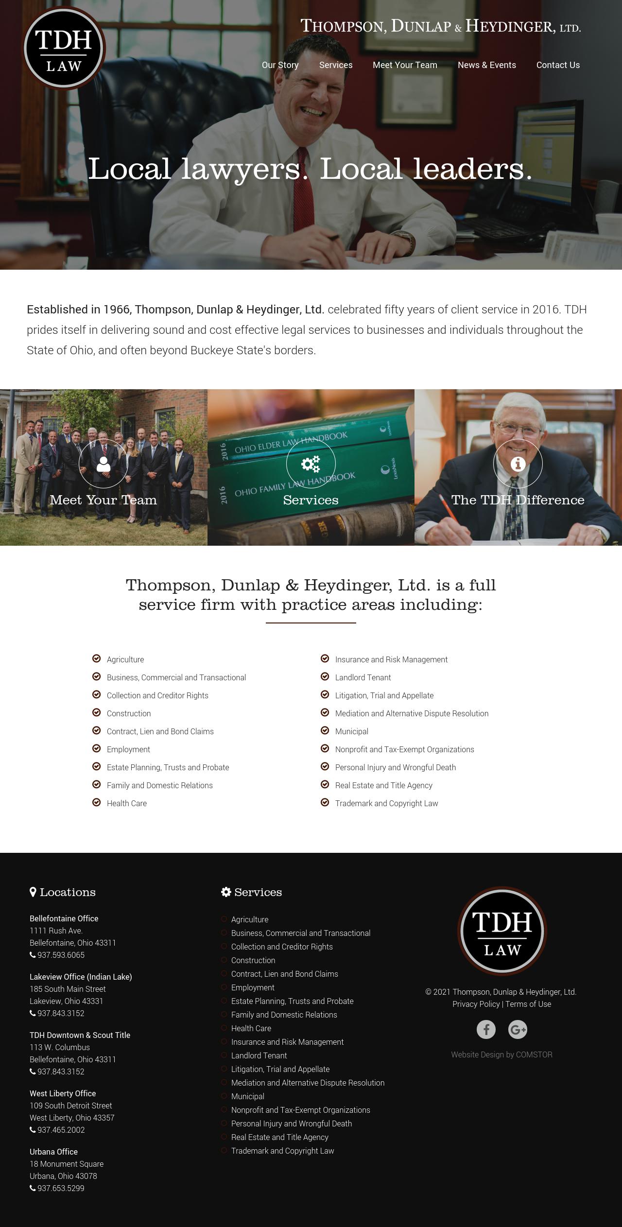 Thompson, Dunlap & Heydinger, LTD Lakeview, OH Office