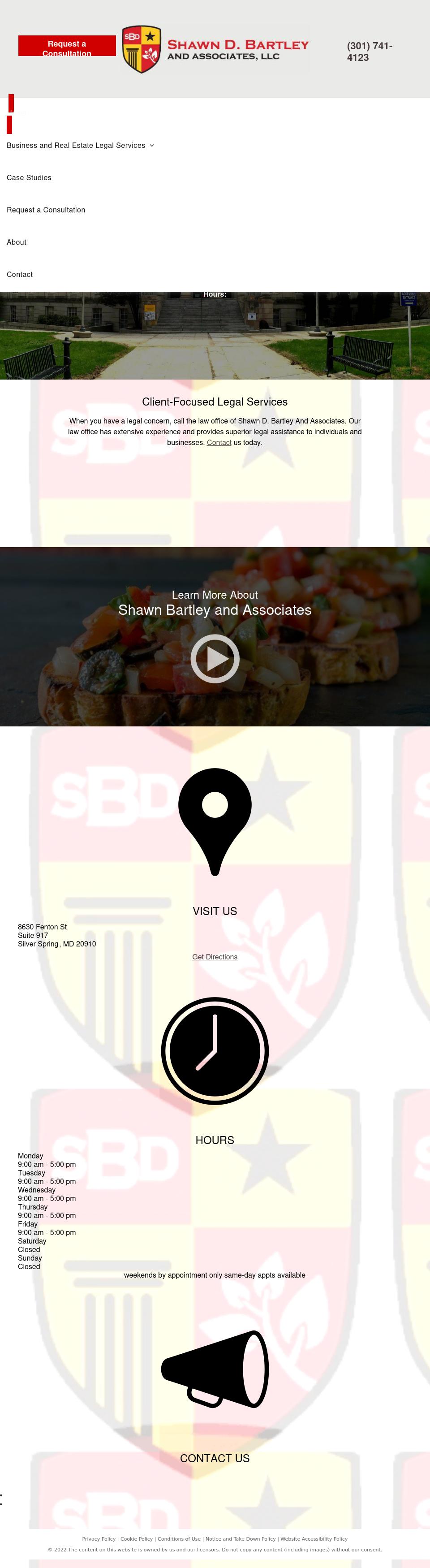 Shawn D. Bartley and Associates, LLC Silver Spring,  Office