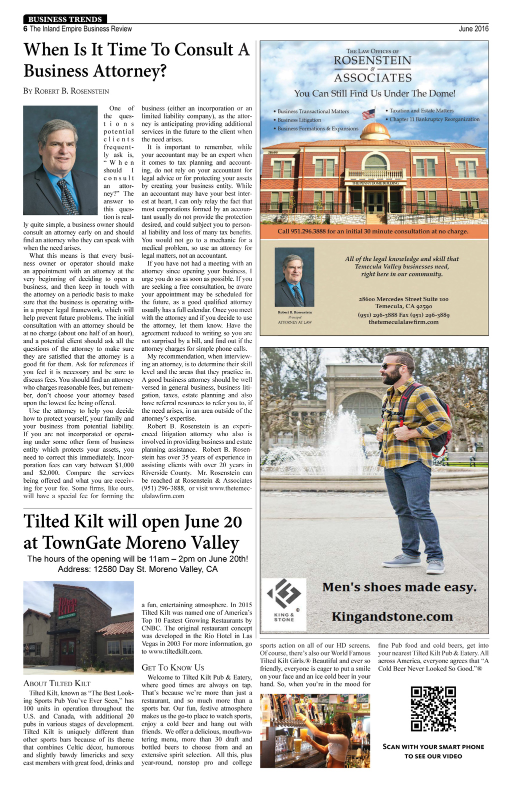 The Law Offices Of Rosenstein & Associates Temecula,  Office