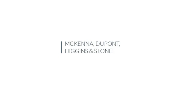 Mckenna, Dupont, Higgins & Stone Red Bank, NJ Office