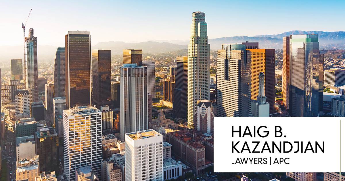 Haig B. Kazandjian Lawyers APC Glendale, CA Office