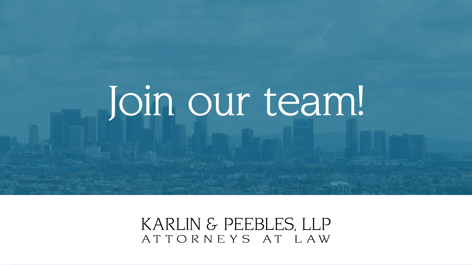 Karlin & Peebles, LLP Los Angeles, CA Office