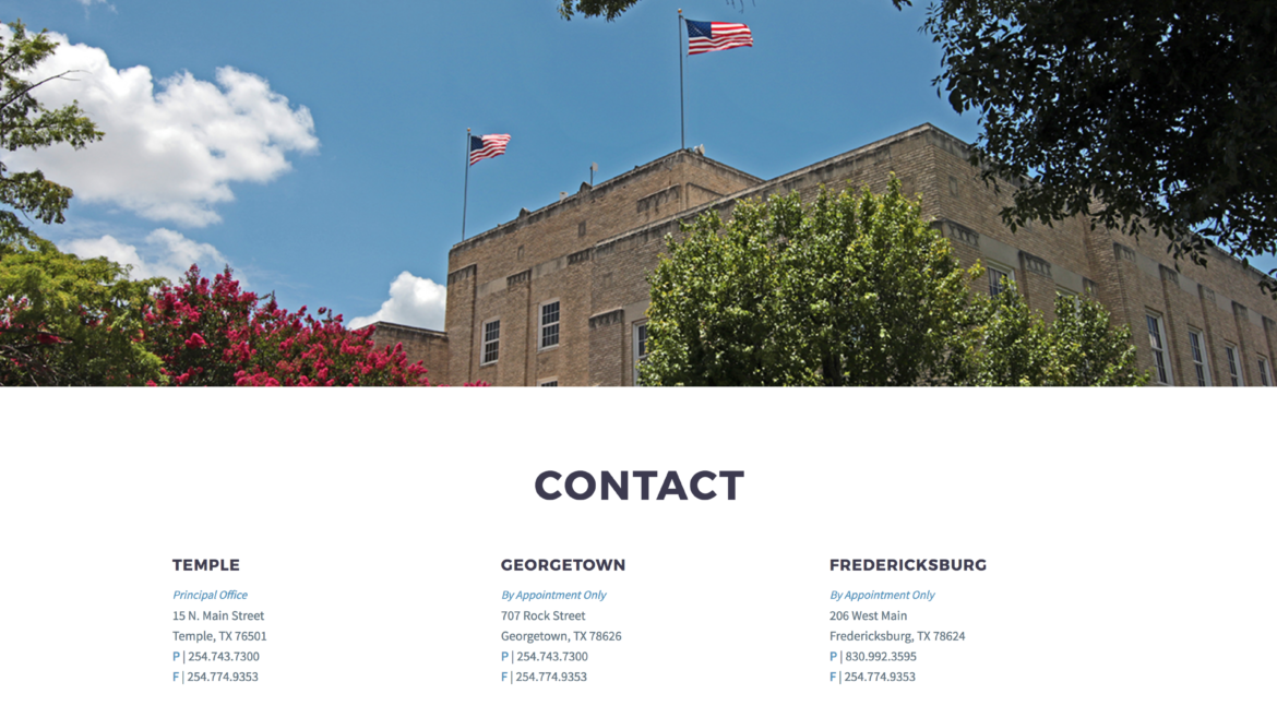 Baird, Crews, Schiller & Whitaker, P.C Temple, TX Office