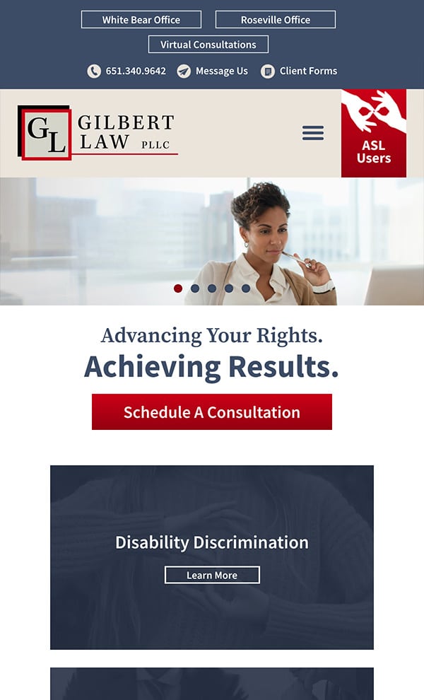 GILBERT LAW PLLC Roseville,  Office