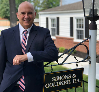 Simons & Goldner, P.A. Attorneys at Law Lutherville Timonium, MD Office