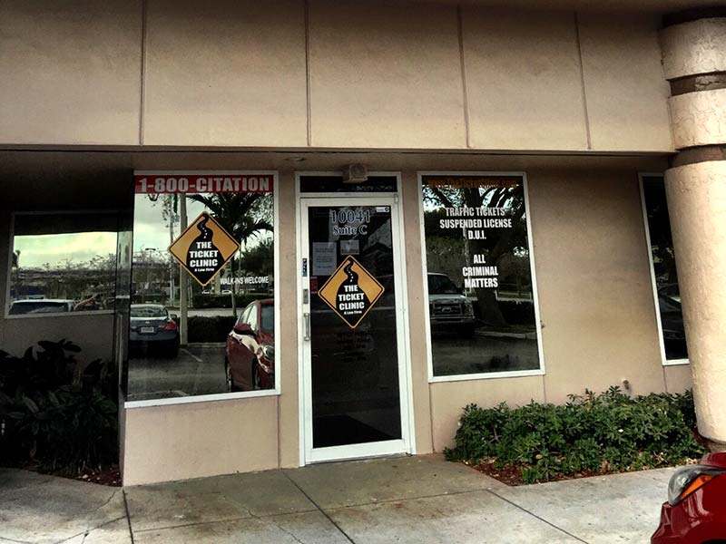 The Ticket Clinic Pembroke Pines, FL Office