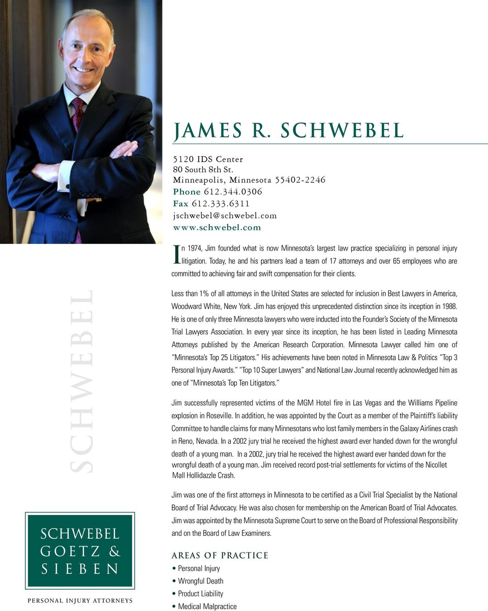 Schwebel, Goetz & Sieben, P.A Minneapolis, MN Office