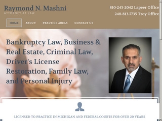 Raymond N. Mashni, Attorney at Law Lapeer,  Office