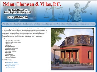Nolan, Thomsen & Villas, P.C Eaton Rapids, MI Office