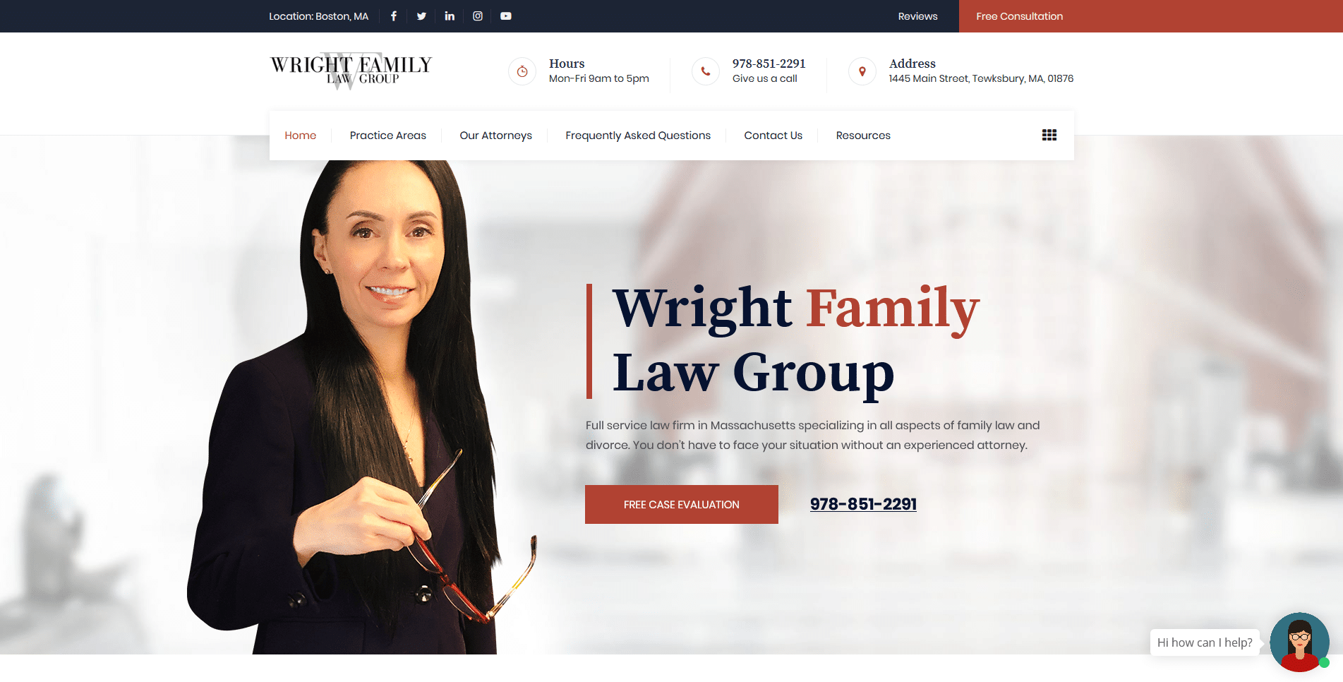 Wright Family Law Group Tewksbury,  Office