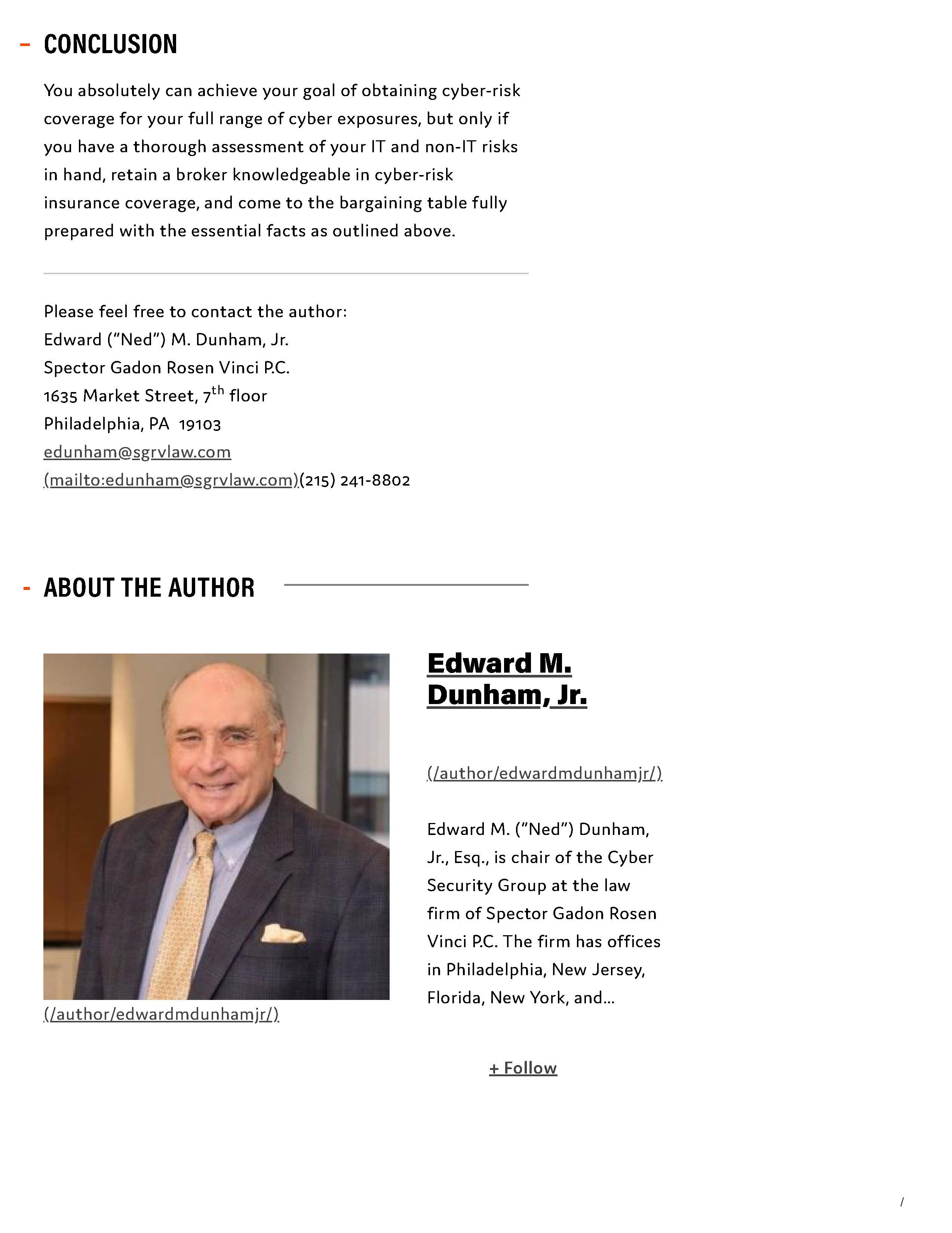 Spector Gadon Rosen Vinci P.C Philadelphia, PA Office