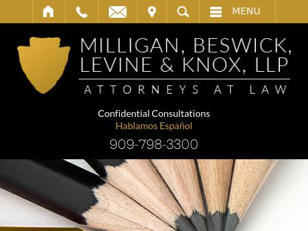 Milligan, Beswick, Levine & Knox, LLP San Bernardino, CA Office