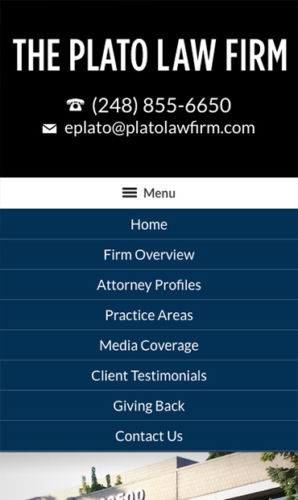 The Plato Law Firm, PLLC Farmington Hills,  Office