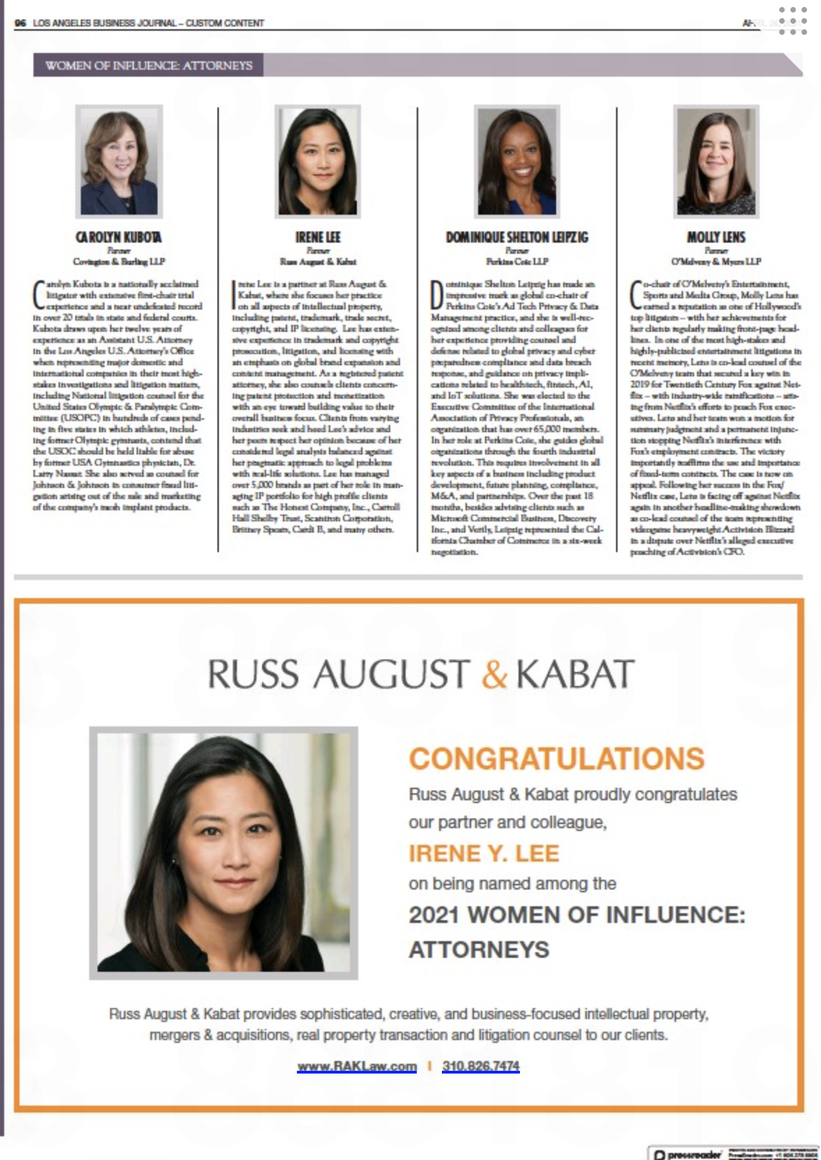 Russ August & Kabat Woodland Hills, CA Office