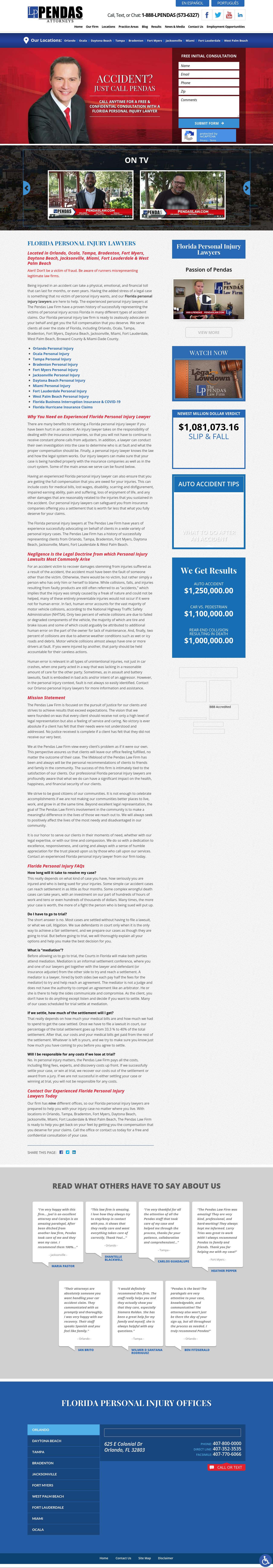 The Pendas Law Firm Miami Lakes, FL Office