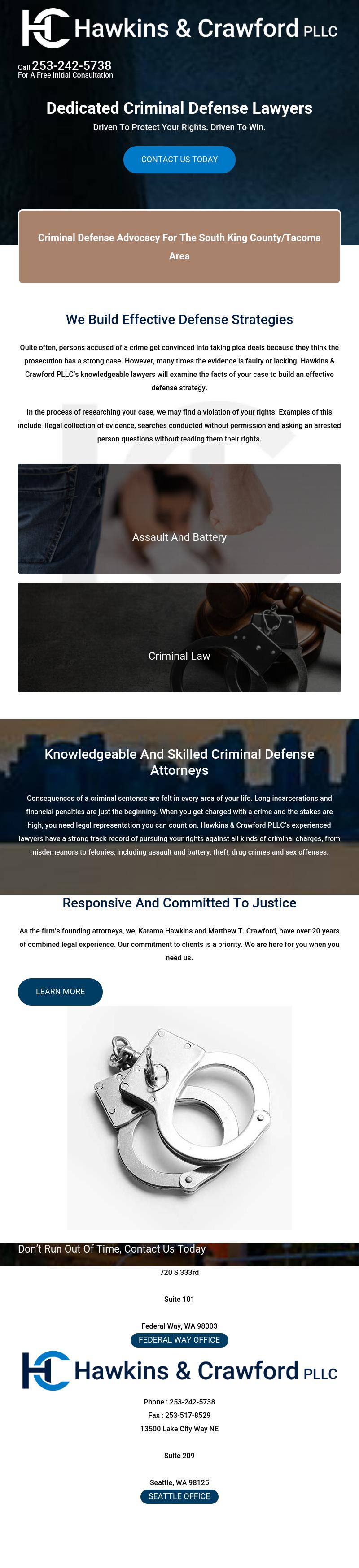 Hawkins & Crawford PLLC Federal Way,  Office