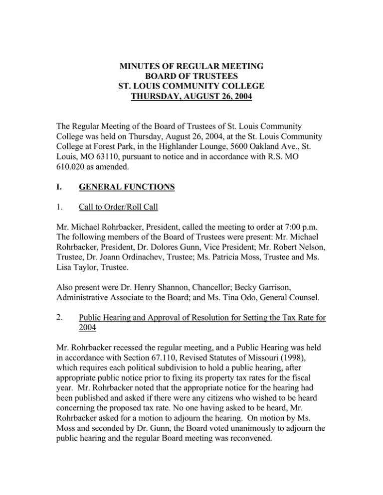 Alvin Wolff, Jr. & Associates Saint Louis, MO Office