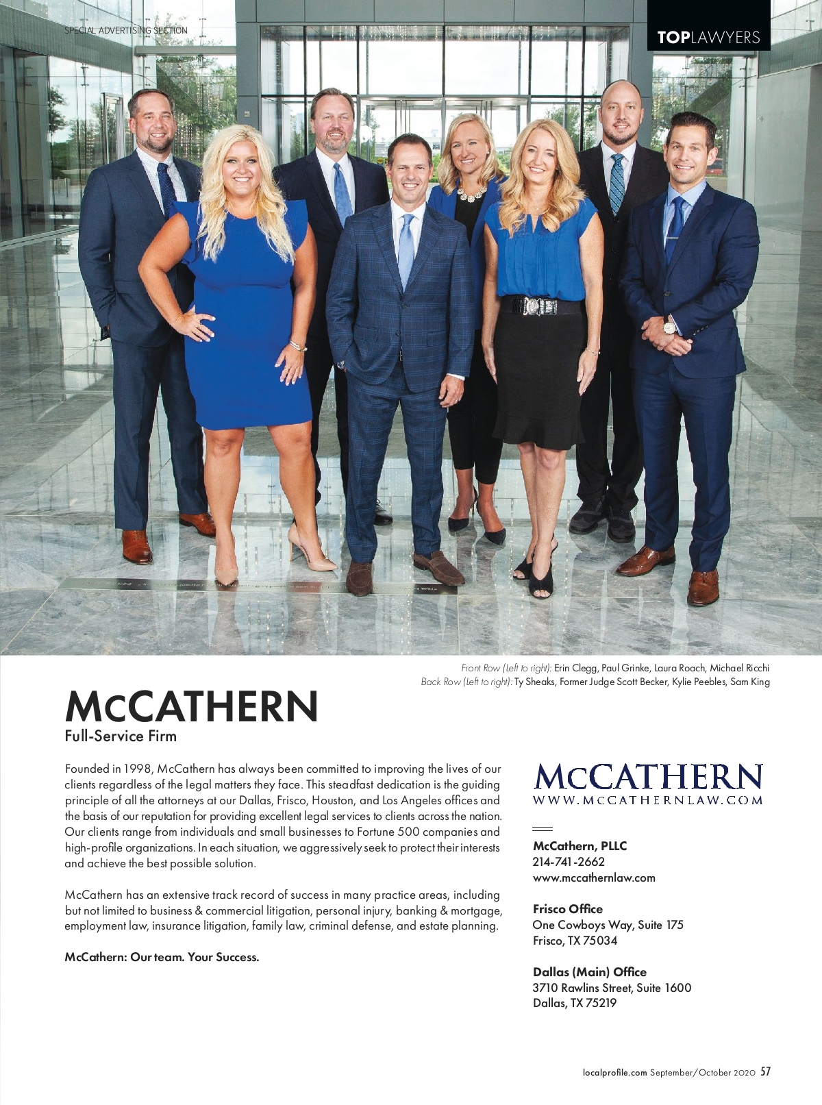 Calabrese Budner Plano, TX Office