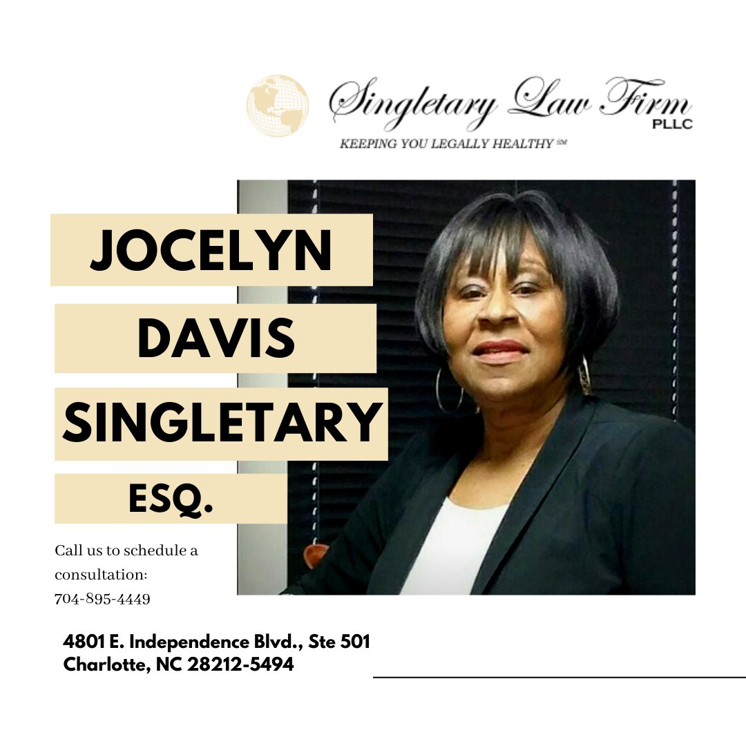 Singletary Law Firm, PLLC Charlotte, NC Office