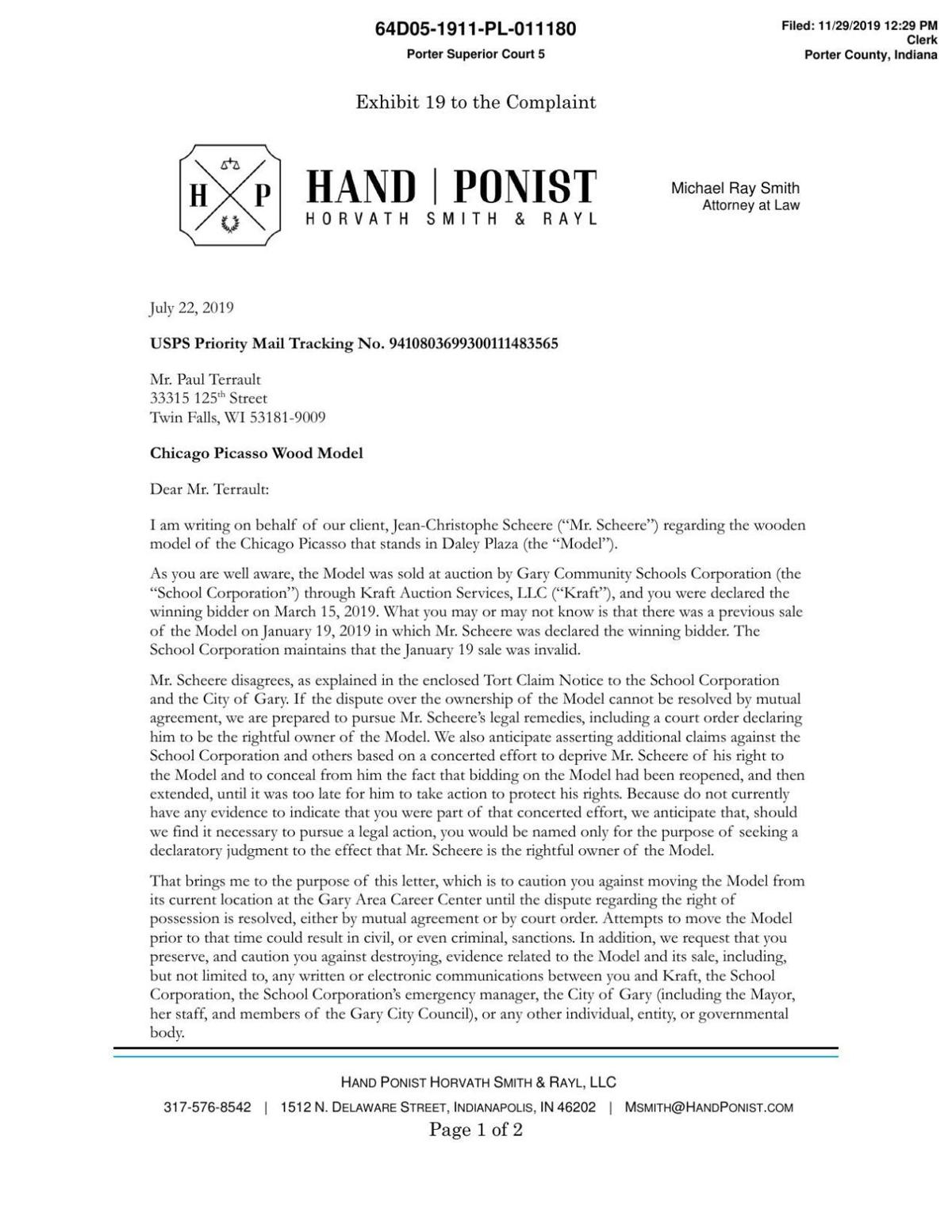 Hand Ponist Horvath Smith & Rayl, LLC Indianapolis,  Office