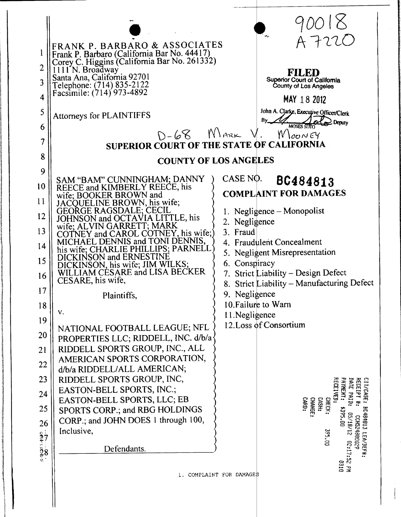 Frank P. Barbaro & Associates Santa Ana,  Office