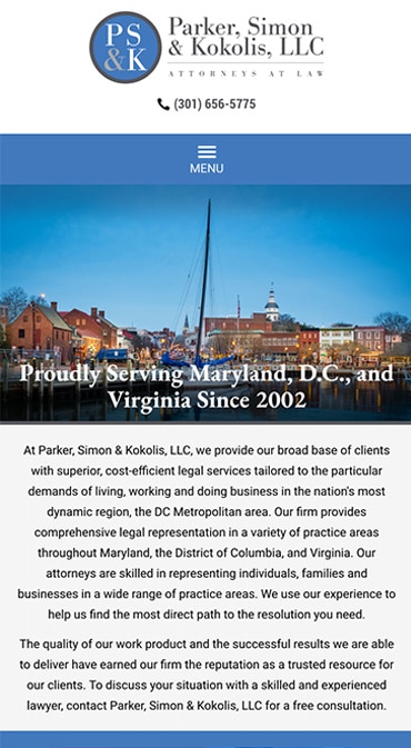 Parker, Simon & Kokolis, LLC Rockville,  Office