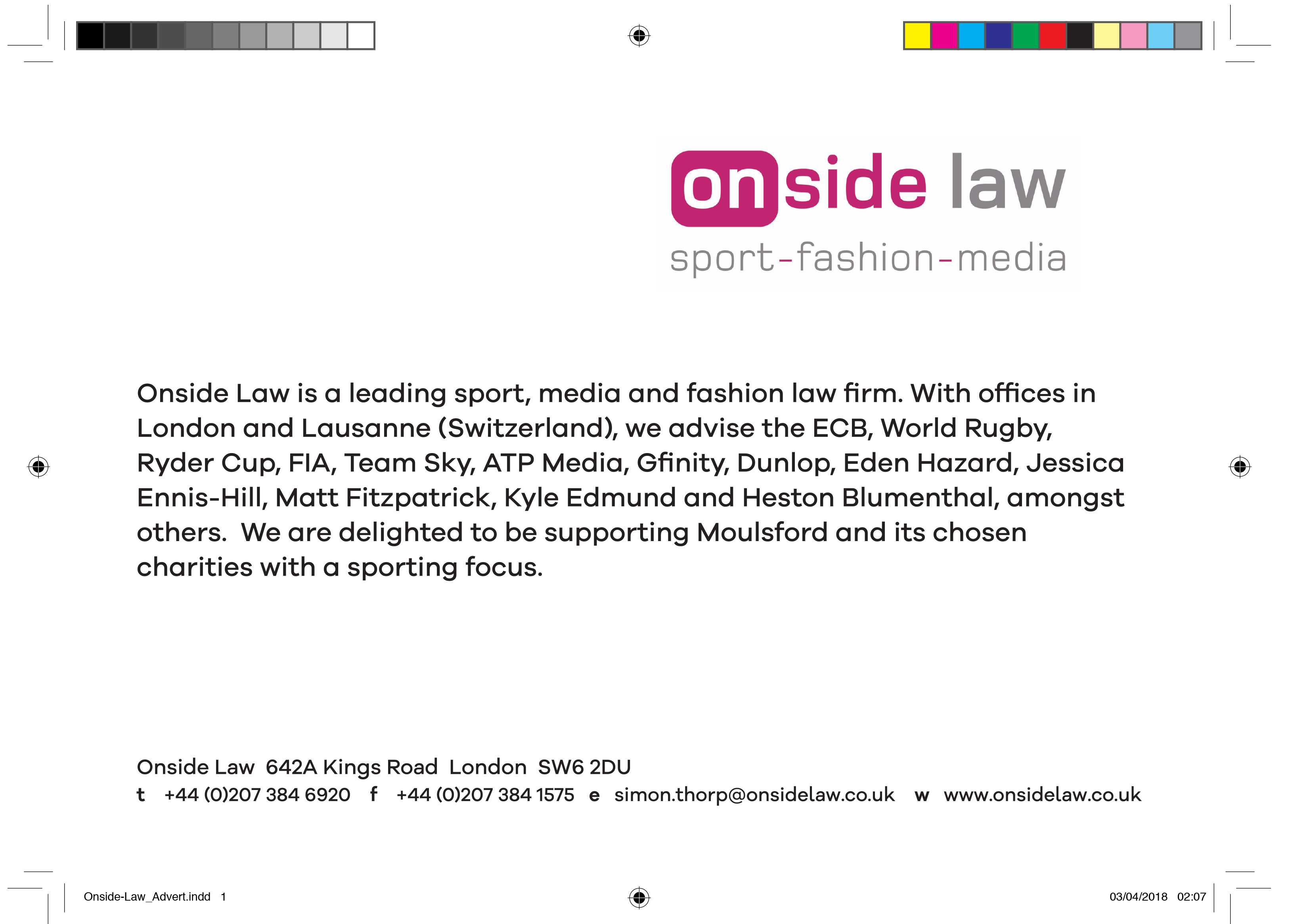 Onside Law Ltd London, United Kingdom Office