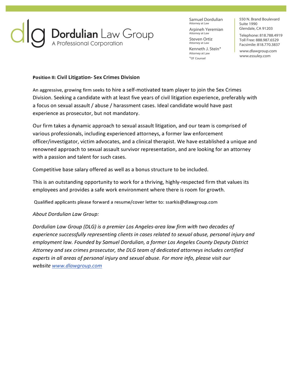 Dordulian Law Group Glendale, CA Office