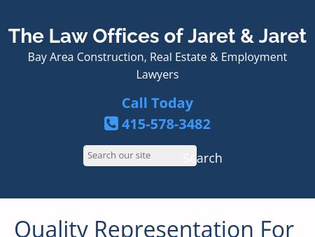 Law Offices of Jaret & Jaret San Francisco, CA Office