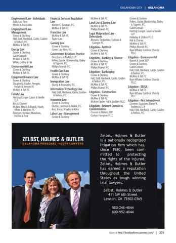 Zelbst, Holmes & Butler Lawton, OK Office