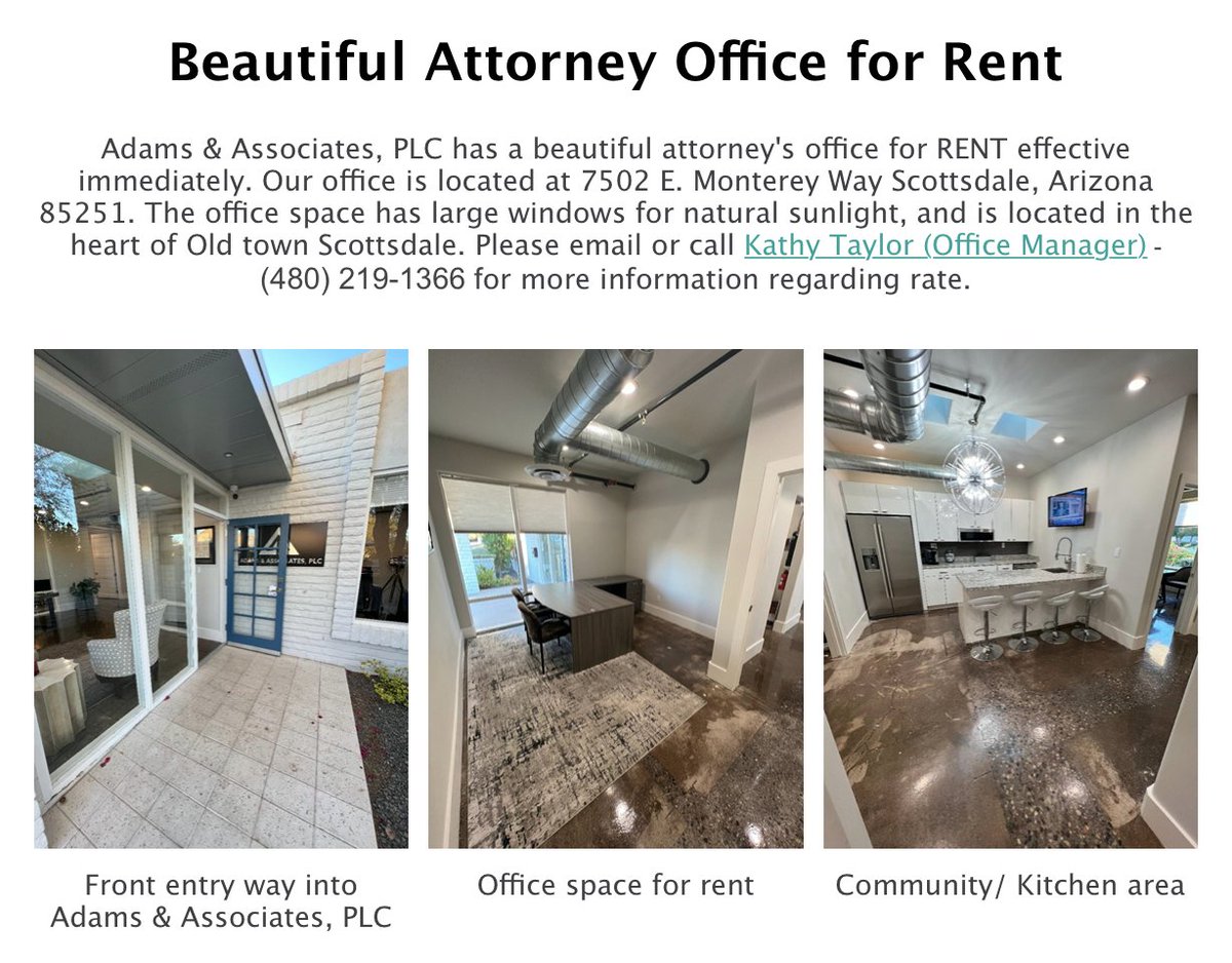 Adams & Associates, PLC Scottsdale,  Office