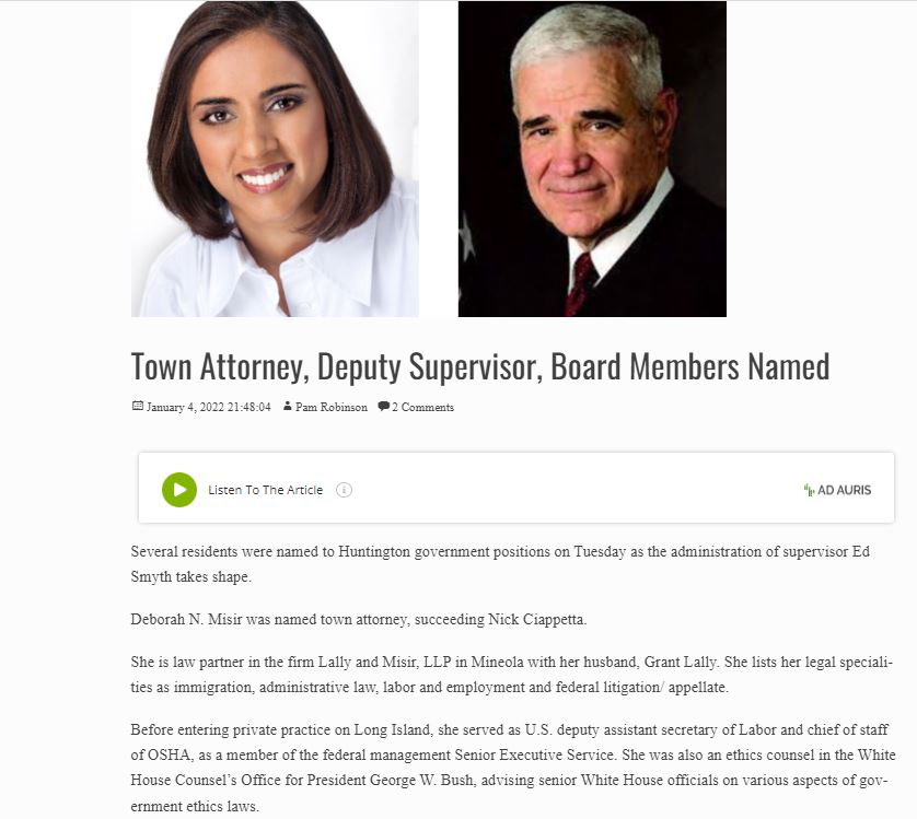 Lally & Misir, LLP Mineola,  Office