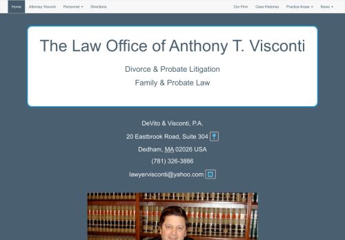 Law Office of Anthony T. Visconti Dedham, MA Office