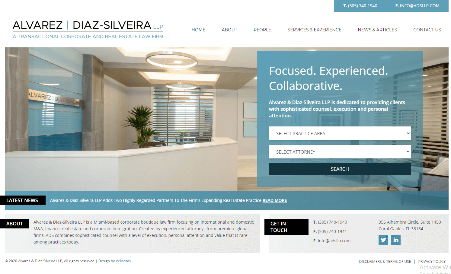 Alvarez & Diaz-Silveira LLP Coral Gables, FL Office