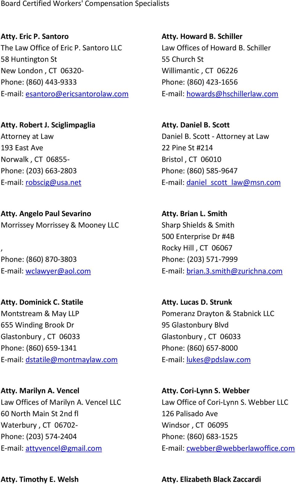 Pomeranz, Drayton & Stabnick Glastonbury, CT Office