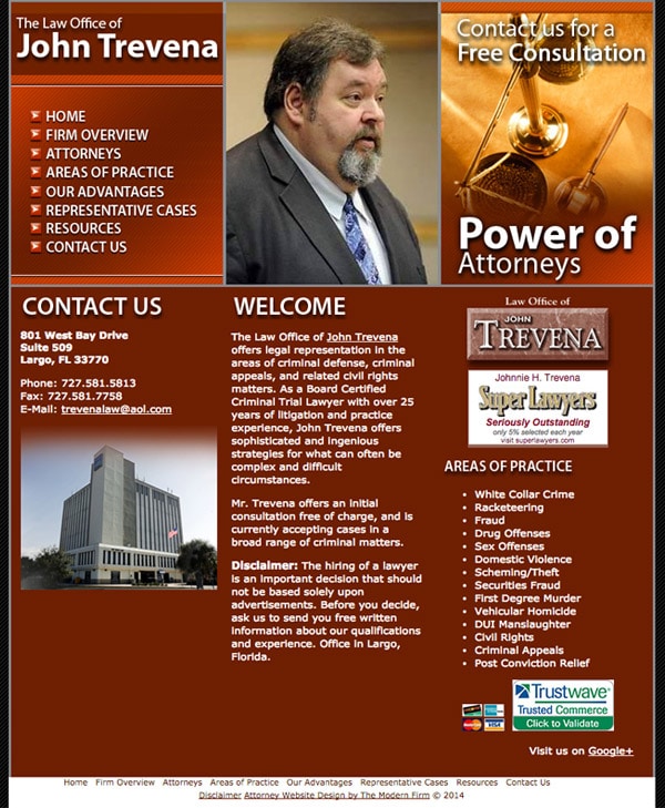 The Law Office of John Trevena Largo, FL Office