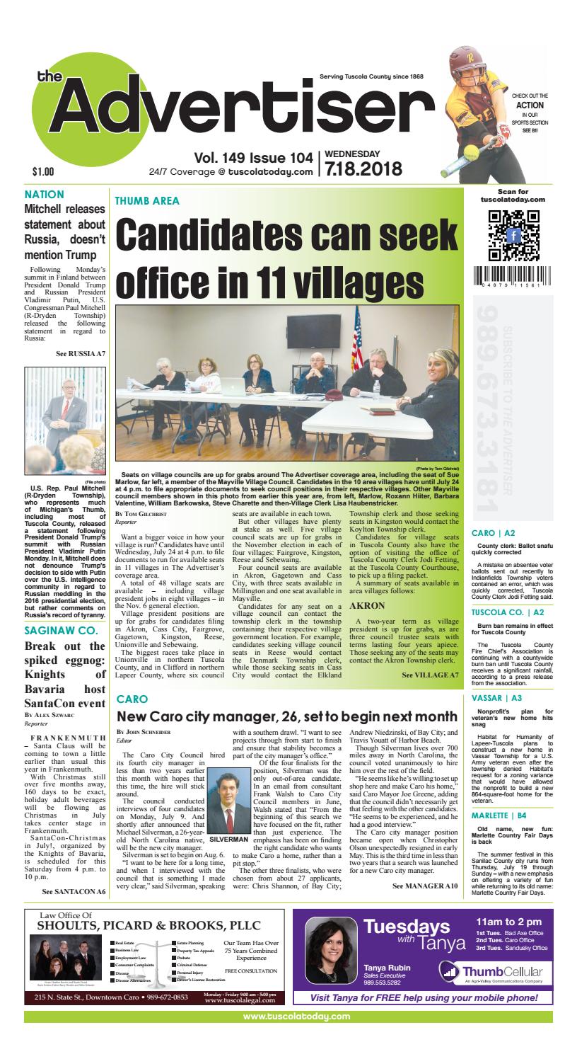 Shoults & Brooks, PLLC Caro, MI Office