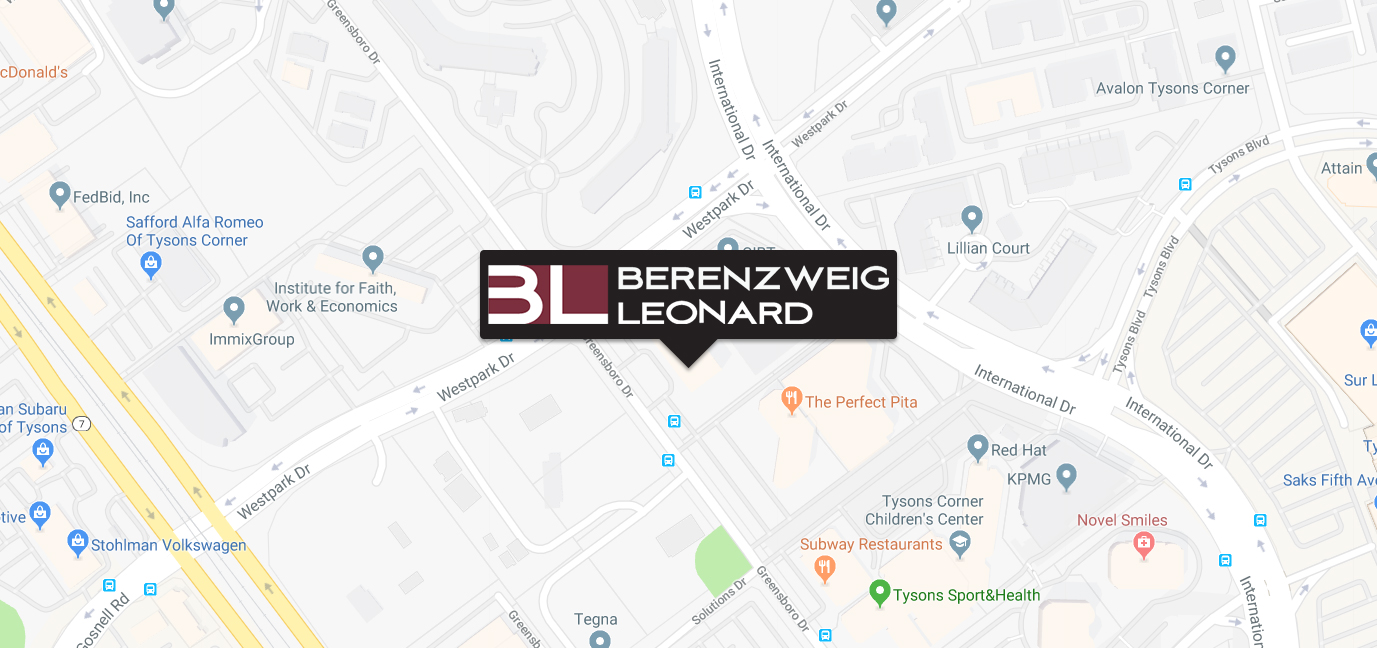 Berenzweig Leonard LLP McLean, VA Office