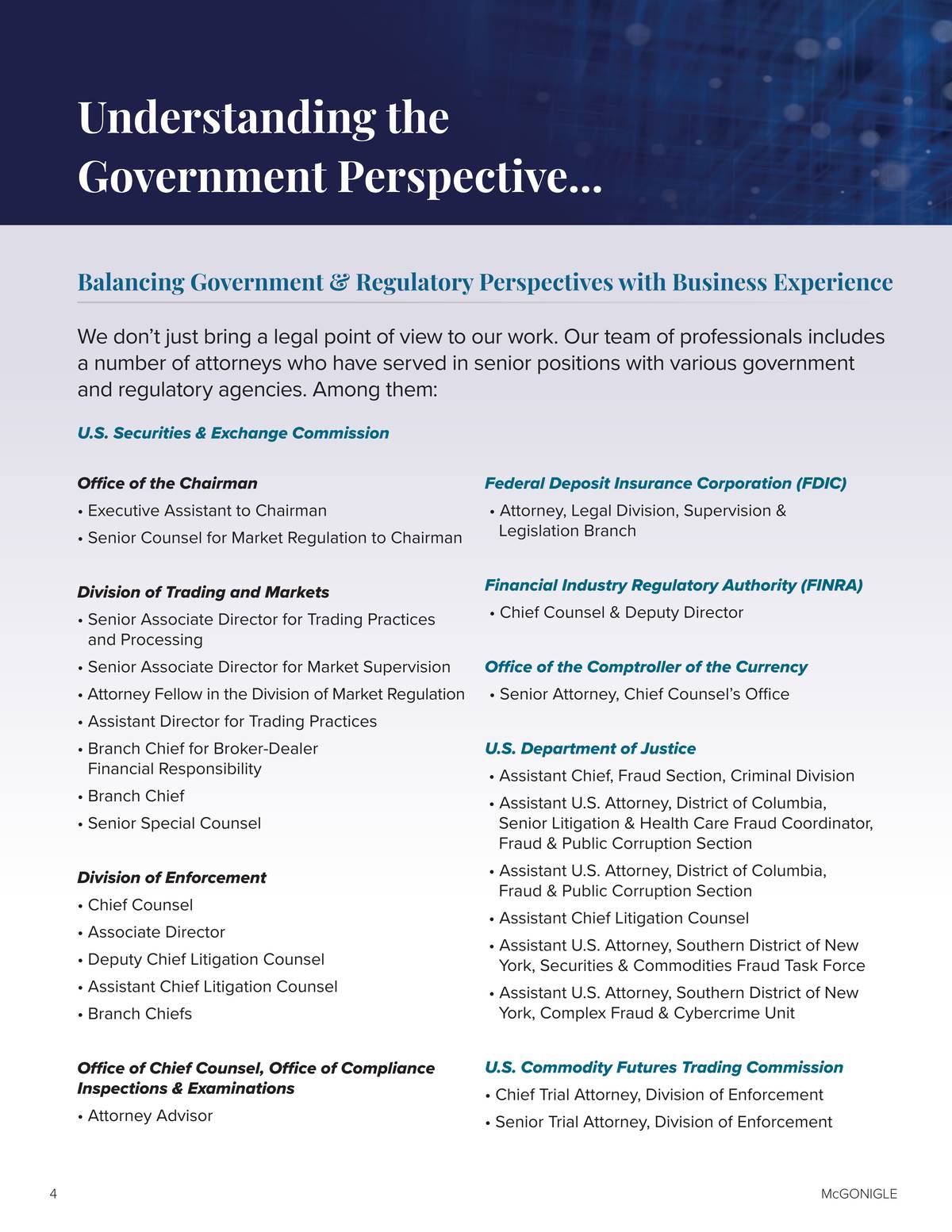 McGonigle, P.C New York City, NY Office