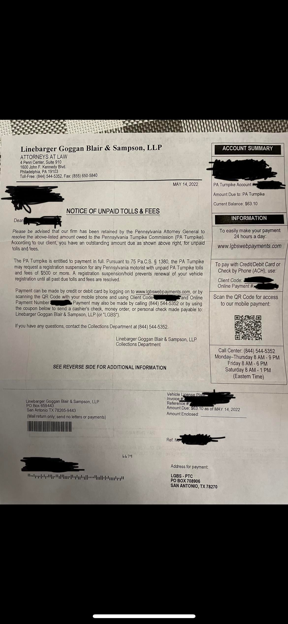 Linebarger Goggan Blair & Sampson LLP Philadelphia, PA Office