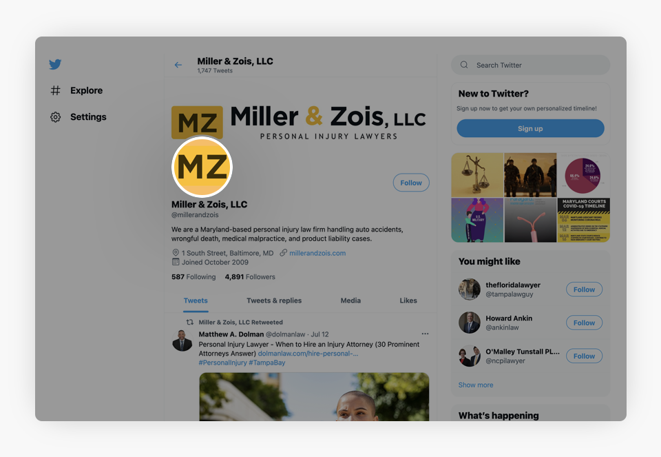 Miller & Zois, LLC Baltimore, MD Office