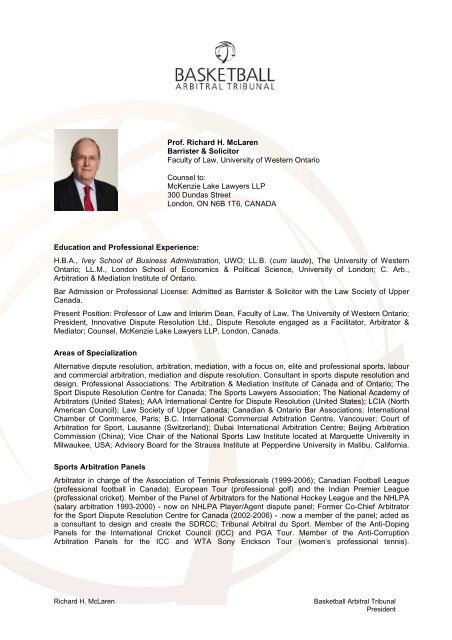 McKenzie Lake Lawyers London, Canada Office