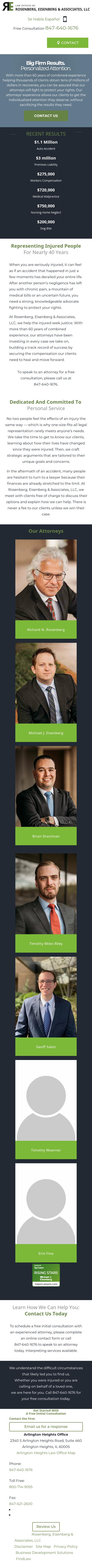 Rosenberg, Eisenberg & Associates, LLC Arlington Heights,  Office