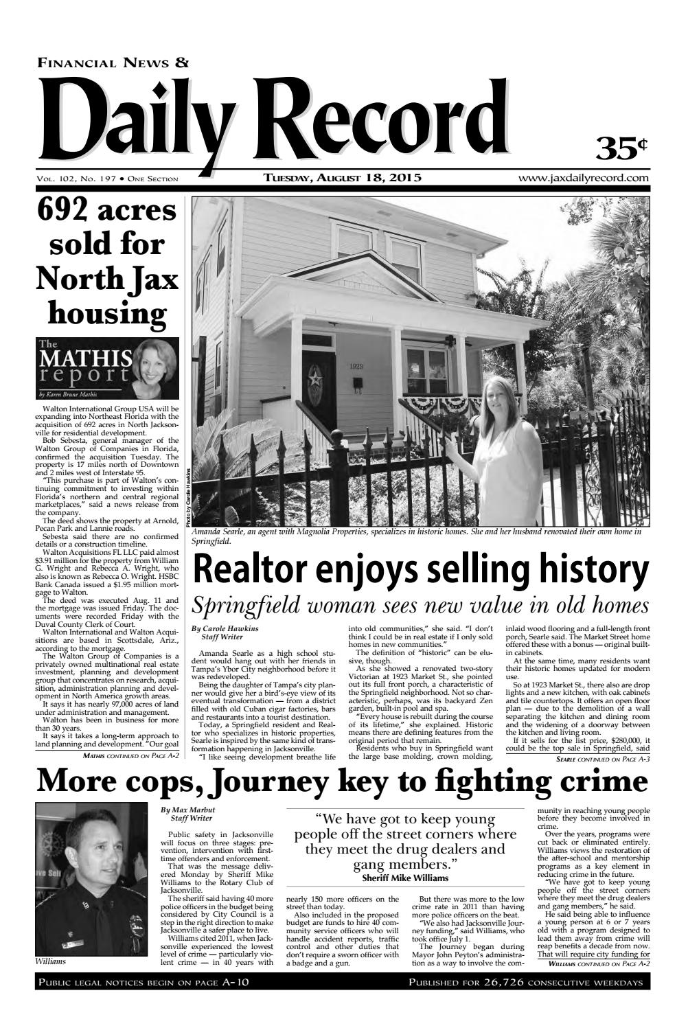 Walton Lantaff Schroeder & Carson LLP Jacksonville, FL Office